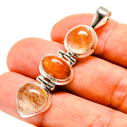 Rutilated Quartz Pendants handcrafted by Ana Silver Co - PD757064
