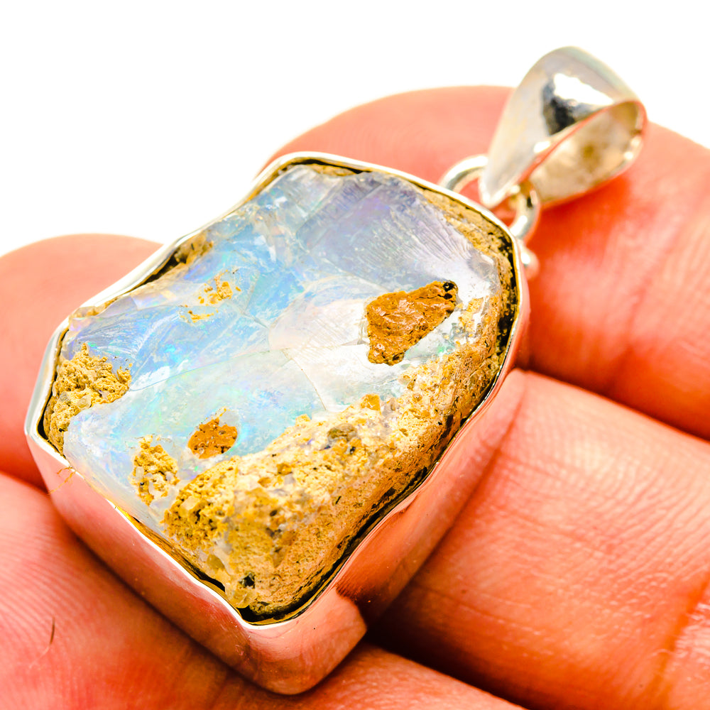 Ethiopian Opal Pendants handcrafted by Ana Silver Co - PD757077