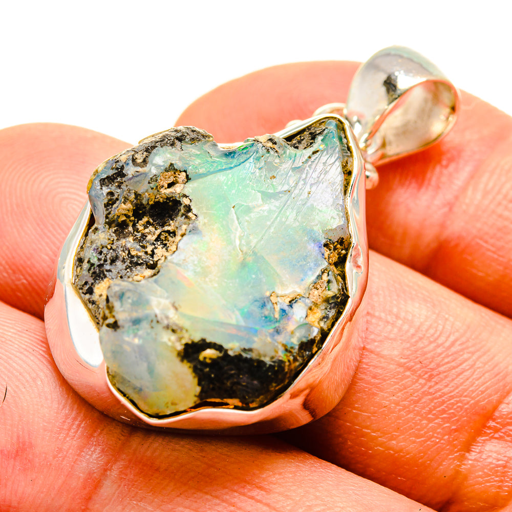 Ethiopian Opal Pendants handcrafted by Ana Silver Co - PD757078