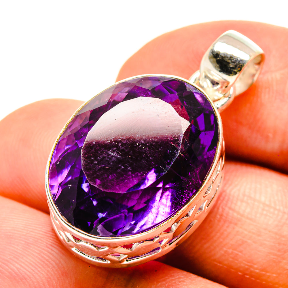 Amethyst Pendants handcrafted by Ana Silver Co - PD757086