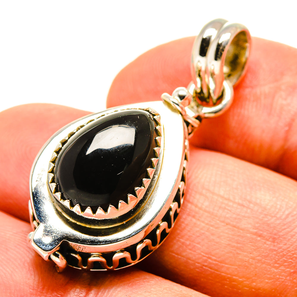 Black Onyx Pendants handcrafted by Ana Silver Co - PD757089