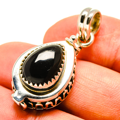 Black Onyx Pendants handcrafted by Ana Silver Co - PD757089