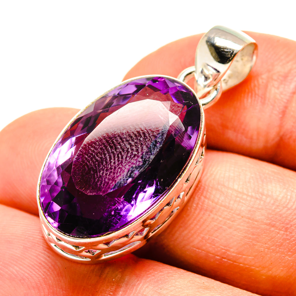 Amethyst Pendants handcrafted by Ana Silver Co - PD757091