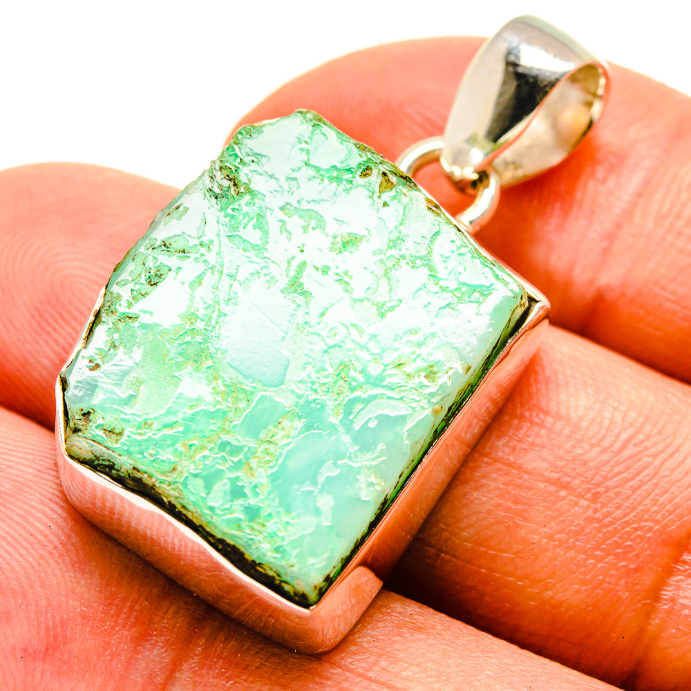 Green Fuchsite Pendants handcrafted by Ana Silver Co - PD757095