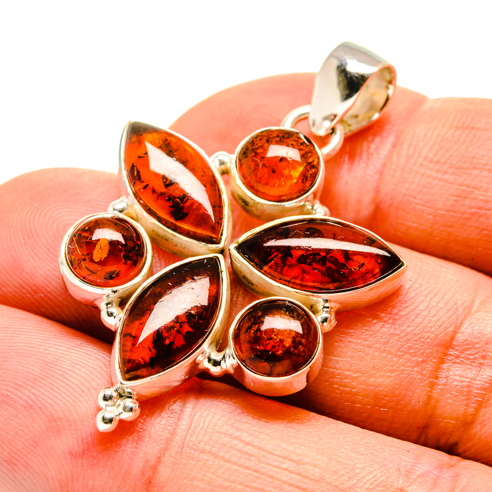 Baltic Amber Pendants handcrafted by Ana Silver Co - PD757099