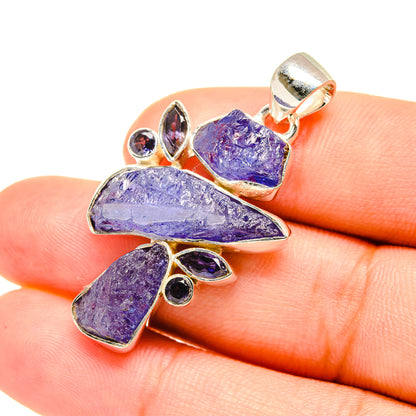 Tanzanite Pendants handcrafted by Ana Silver Co - PD7571