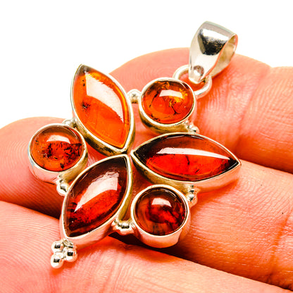Baltic Amber Pendants handcrafted by Ana Silver Co - PD757109