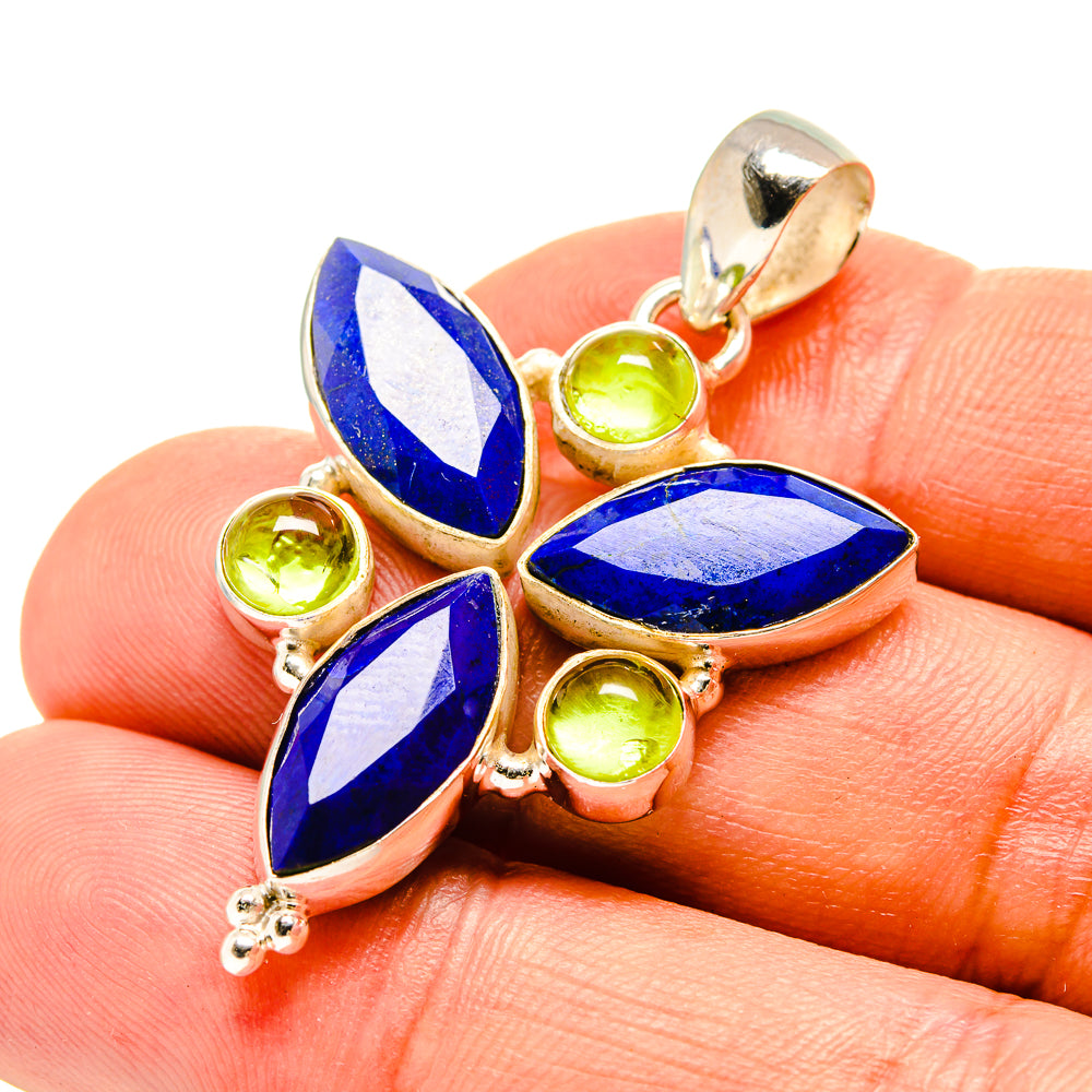 Lapis Lazuli Pendants handcrafted by Ana Silver Co - PD757122