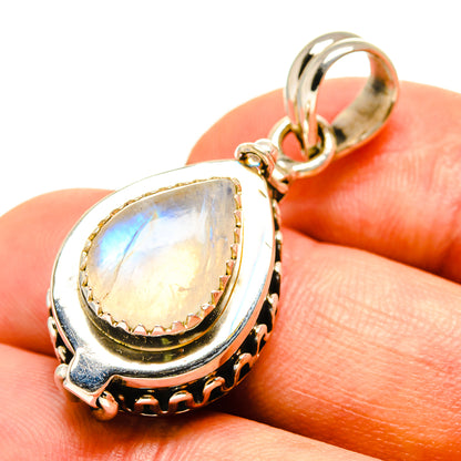 Rainbow Moonstone Pendants handcrafted by Ana Silver Co - PD757125