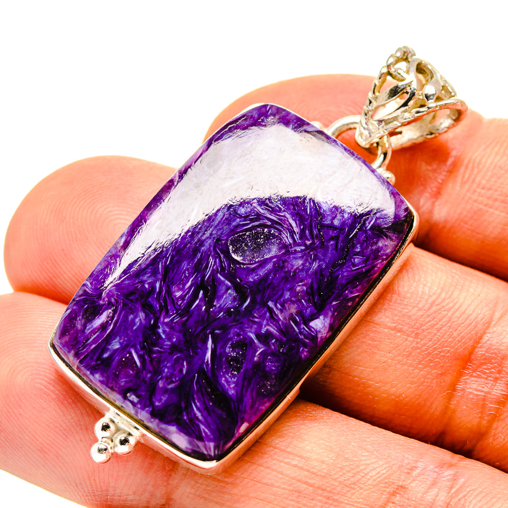 Charoite Pendants handcrafted by Ana Silver Co - PD757127