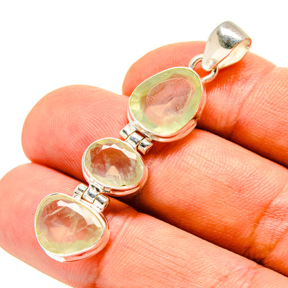 Prehnite Pendants handcrafted by Ana Silver Co - PD757132