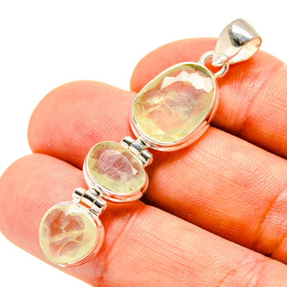 Aqua Chalcedony Pendants handcrafted by Ana Silver Co - PD757135