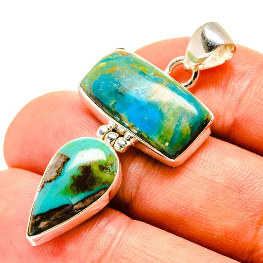 Peruvian Opal Pendants handcrafted by Ana Silver Co - PD757140