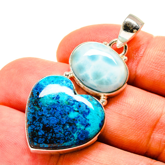 Shattuckite Pendants handcrafted by Ana Silver Co - PD757166