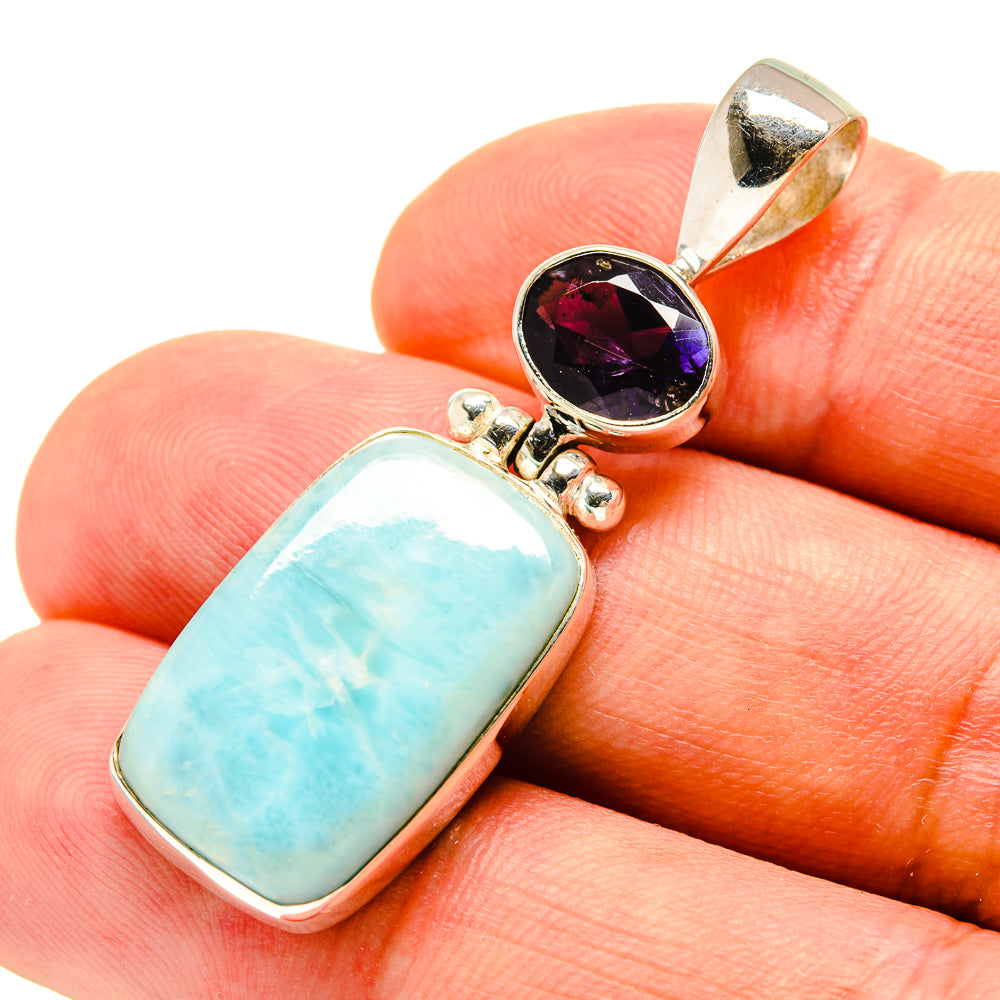Larimar Pendants handcrafted by Ana Silver Co - PD757168