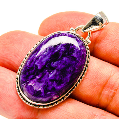 Charoite Pendants handcrafted by Ana Silver Co - PD757170