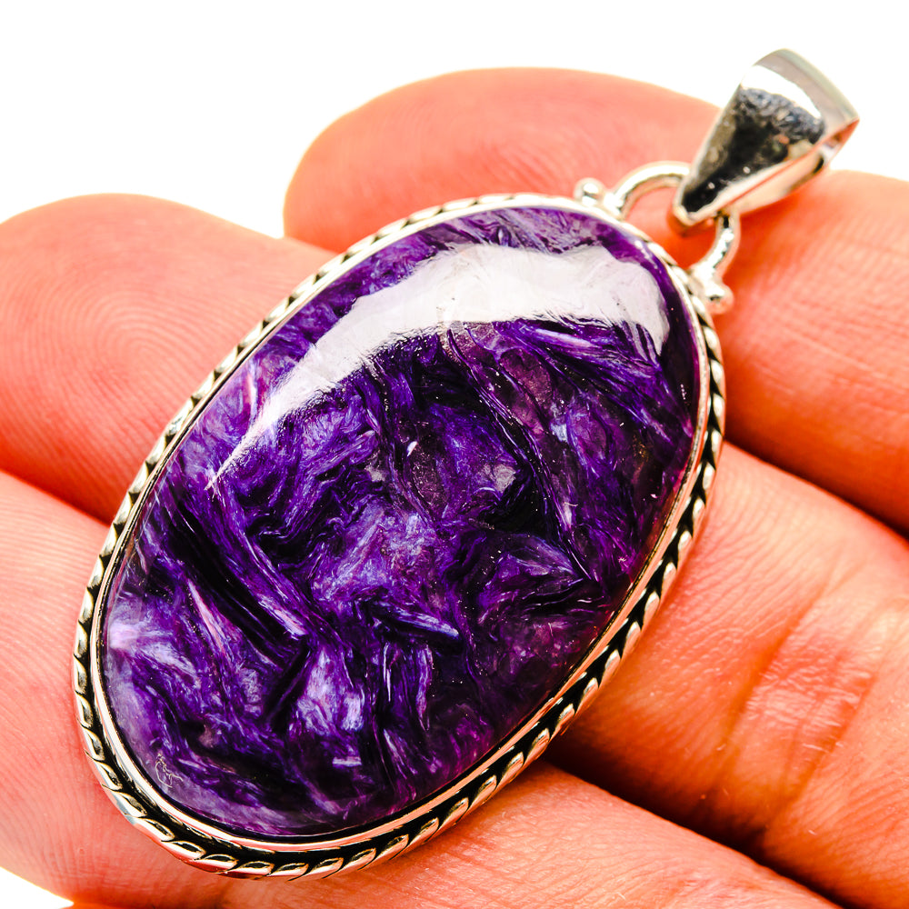 Charoite Pendants handcrafted by Ana Silver Co - PD757172
