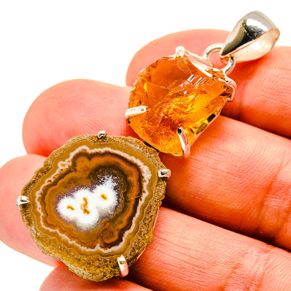 Solar Quartz Pendants handcrafted by Ana Silver Co - PD757183