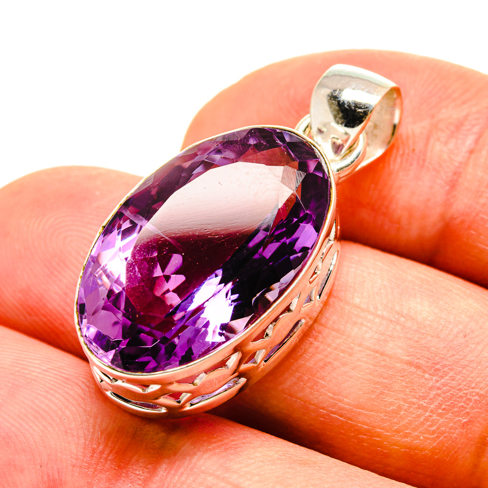 Amethyst Pendants handcrafted by Ana Silver Co - PD757194