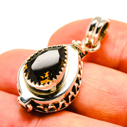Smoky Quartz Pendants handcrafted by Ana Silver Co - PD757198
