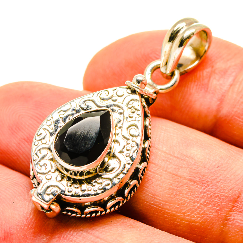 Black Onyx Pendants handcrafted by Ana Silver Co - PD757199