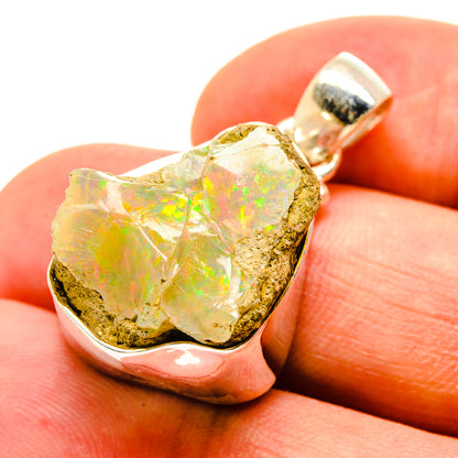 Ethiopian Opal Pendants handcrafted by Ana Silver Co - PD757203