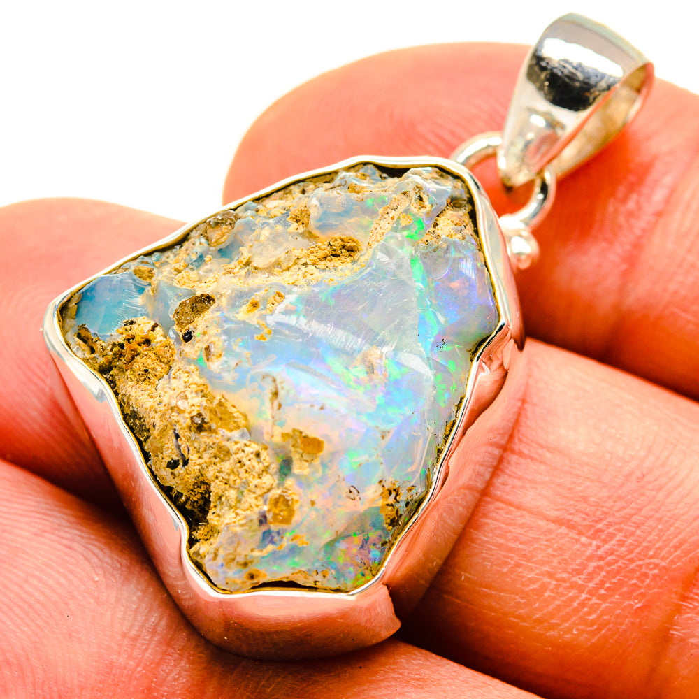 Ethiopian Opal Pendants handcrafted by Ana Silver Co - PD757206