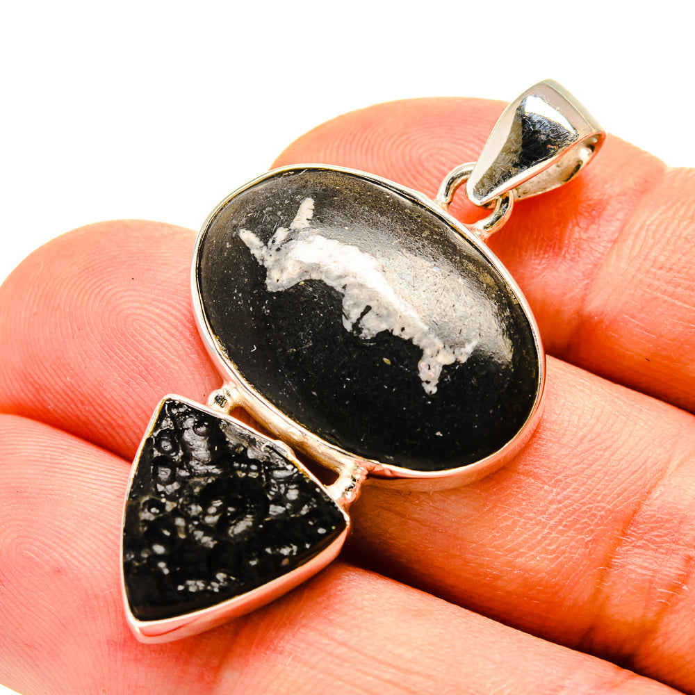 Pinolith Jasper Pendants handcrafted by Ana Silver Co - PD757215