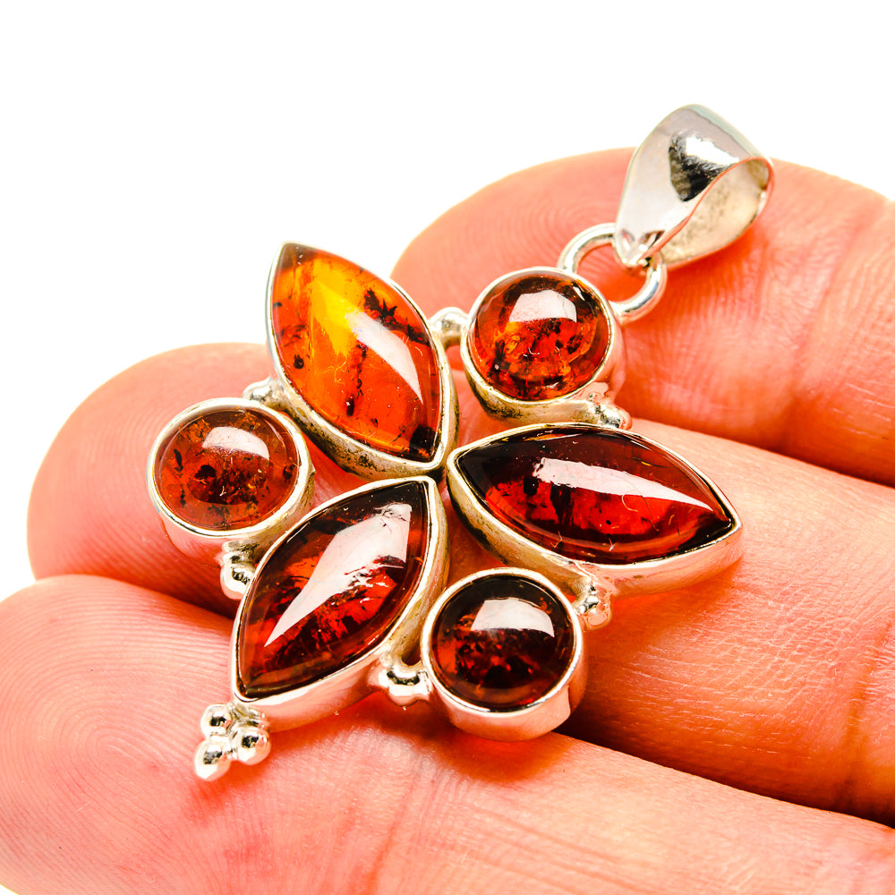 Baltic Amber Pendants handcrafted by Ana Silver Co - PD757218