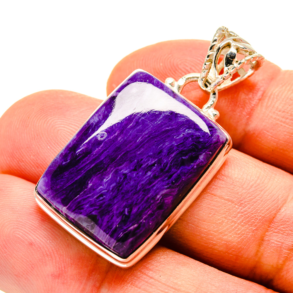 Charoite Pendants handcrafted by Ana Silver Co - PD757221