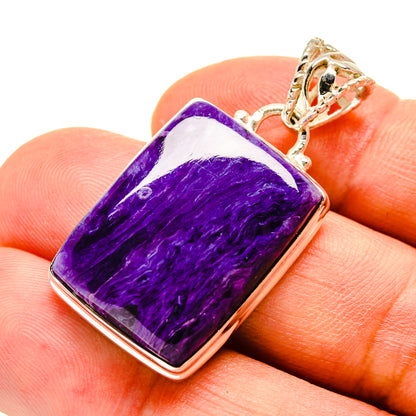 Charoite Pendants handcrafted by Ana Silver Co - PD757221