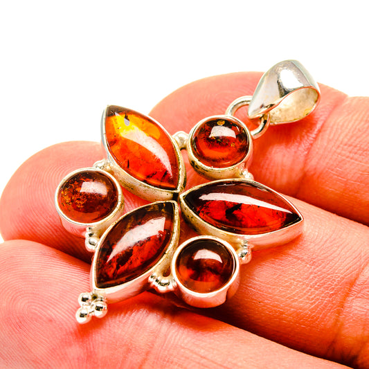 Baltic Amber Pendants handcrafted by Ana Silver Co - PD757235