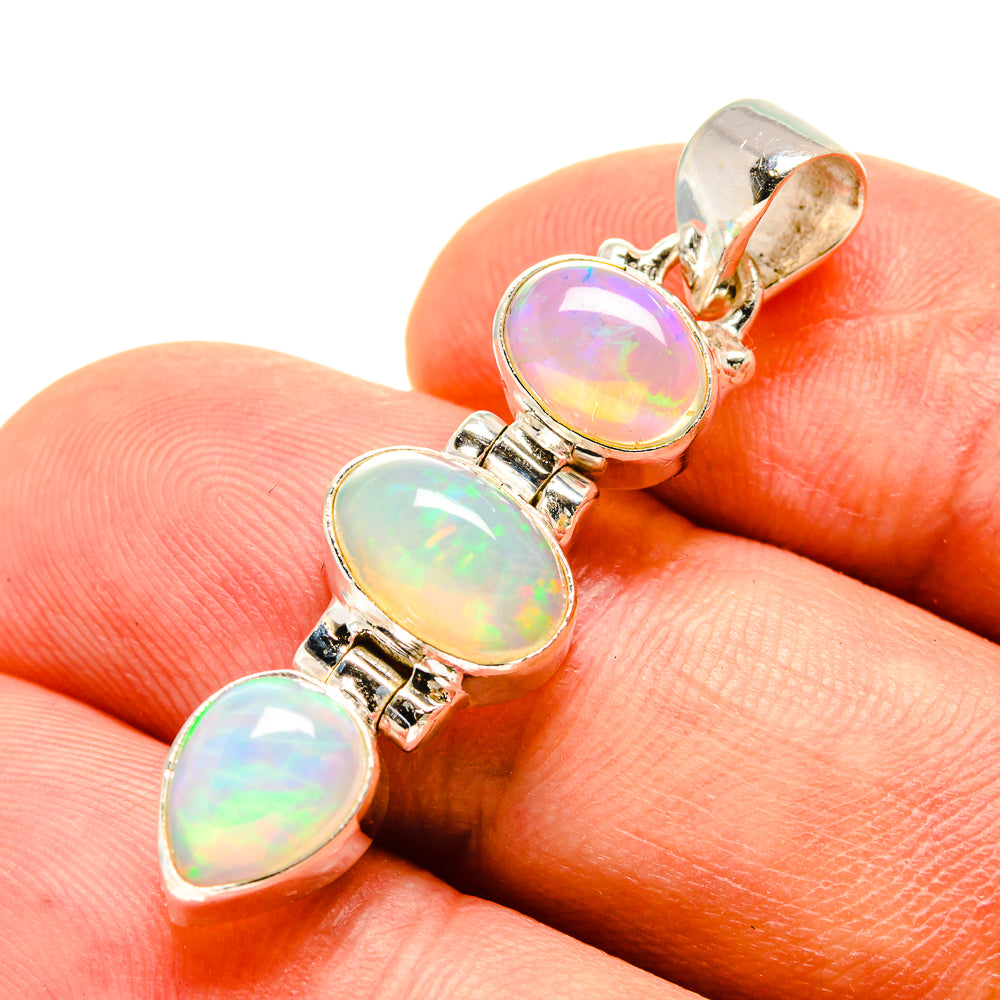 Ethiopian Opal Pendants handcrafted by Ana Silver Co - PD757239