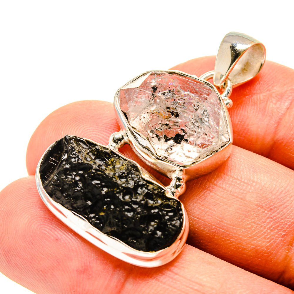 Tektite Pendants handcrafted by Ana Silver Co - PD757246