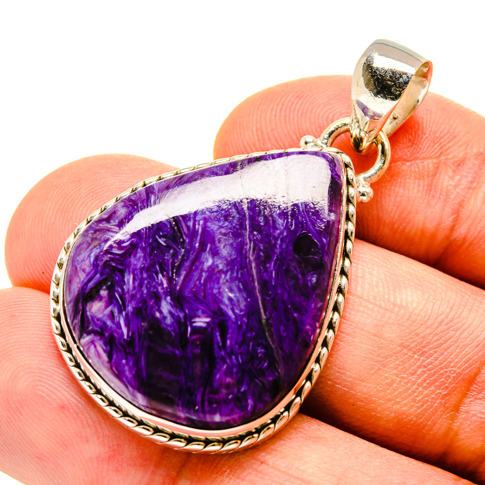 Charoite Pendants handcrafted by Ana Silver Co - PD757247