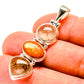 Rutilated Quartz Pendants handcrafted by Ana Silver Co - PD757253