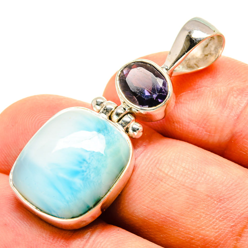 Larimar Pendants handcrafted by Ana Silver Co - PD757255