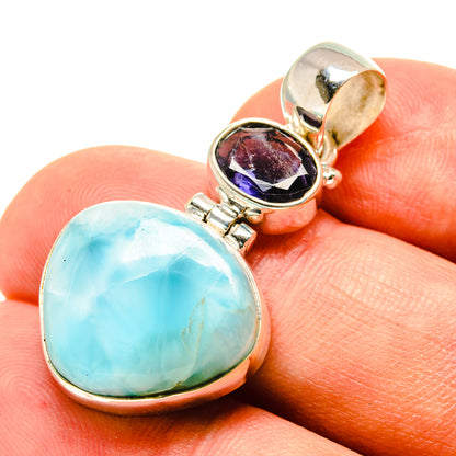 Larimar Pendants handcrafted by Ana Silver Co - PD757256