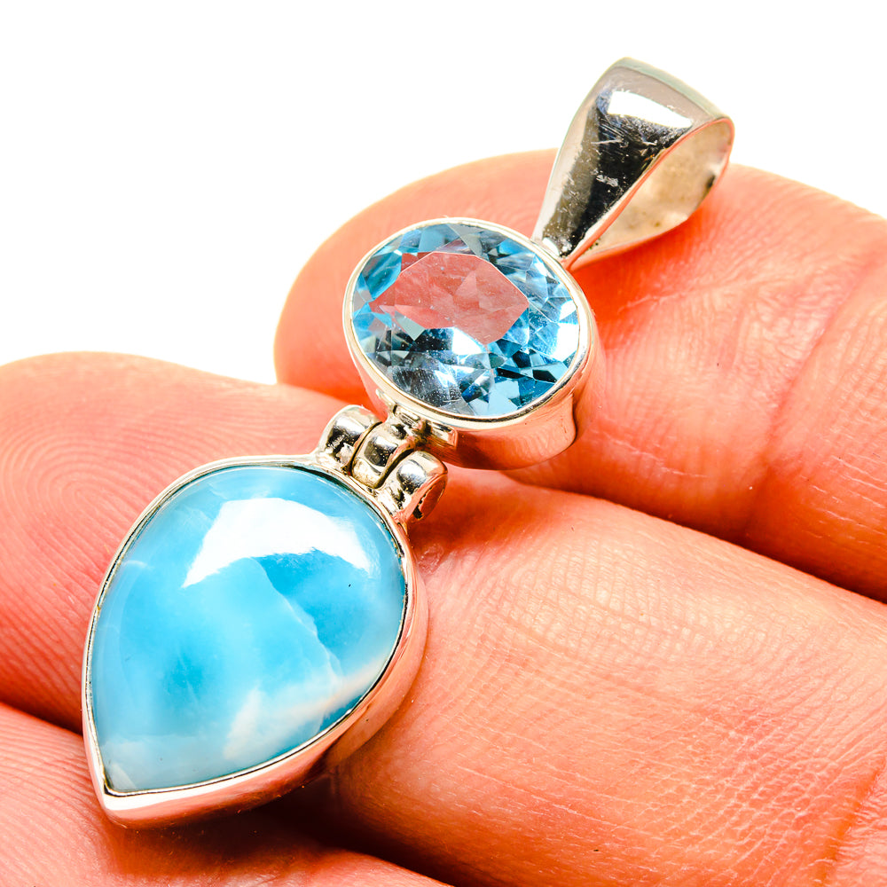 Larimar Pendants handcrafted by Ana Silver Co - PD757257