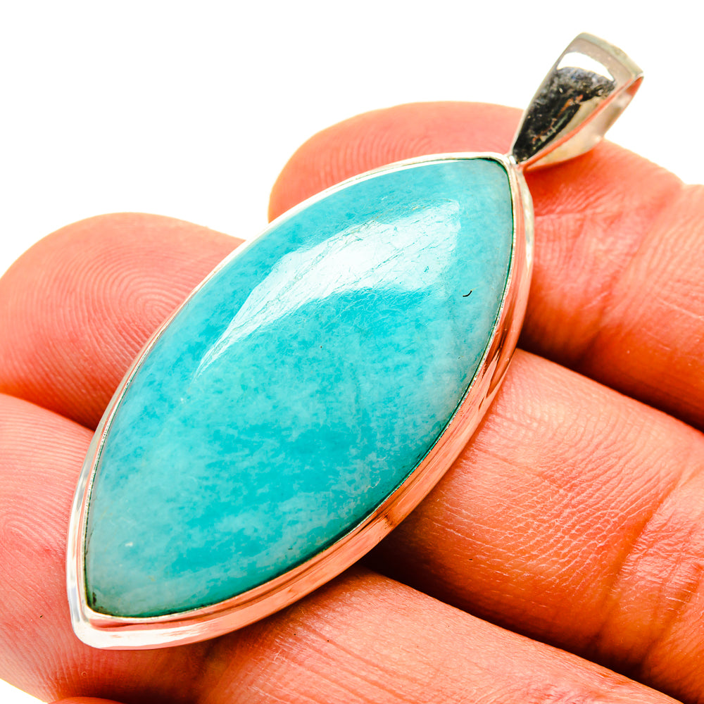 Amazonite Pendants handcrafted by Ana Silver Co - PD757263