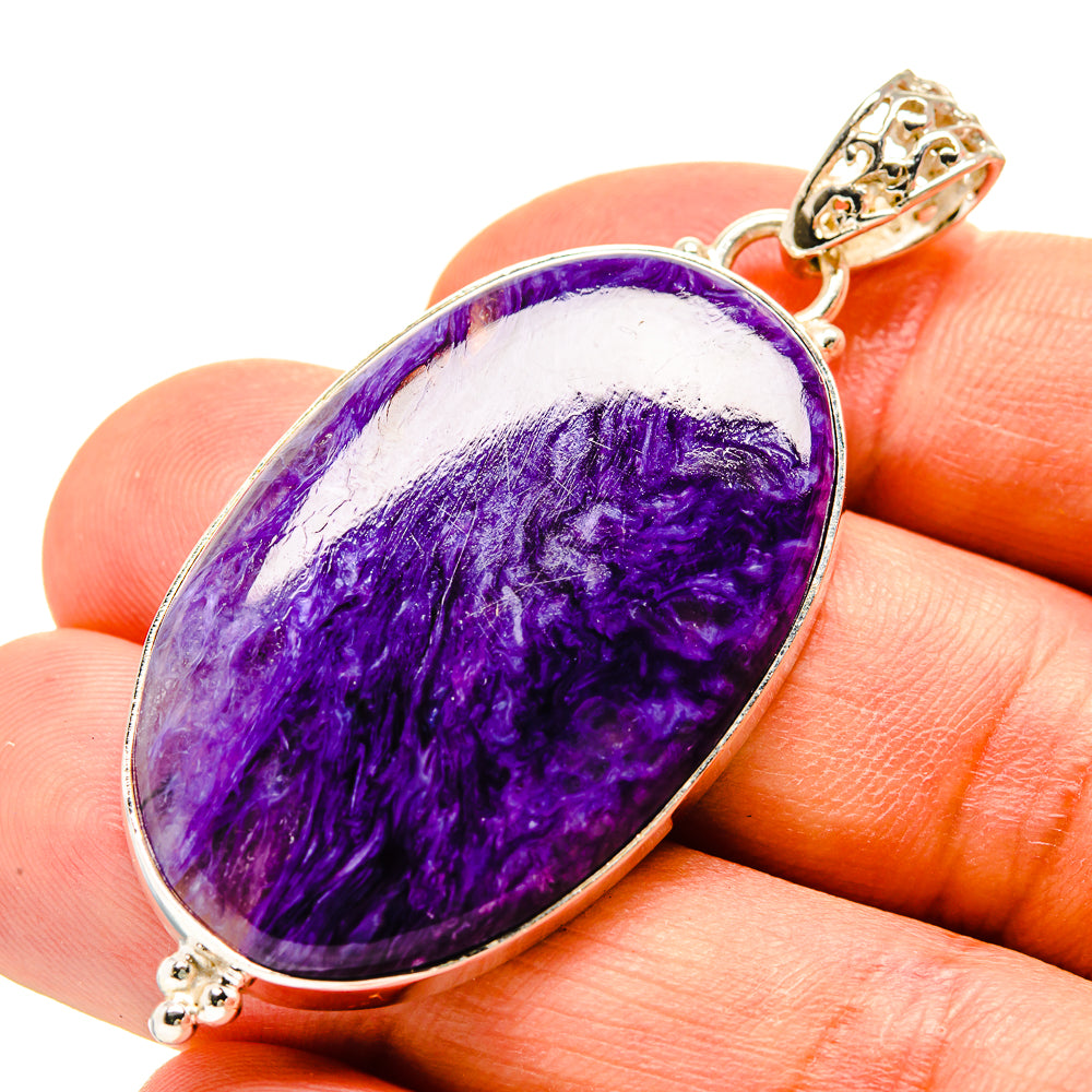 Charoite Pendants handcrafted by Ana Silver Co - PD757272