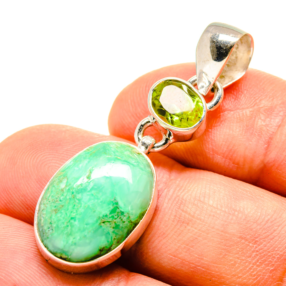 Arizona Turquoise Pendants handcrafted by Ana Silver Co - PD757288