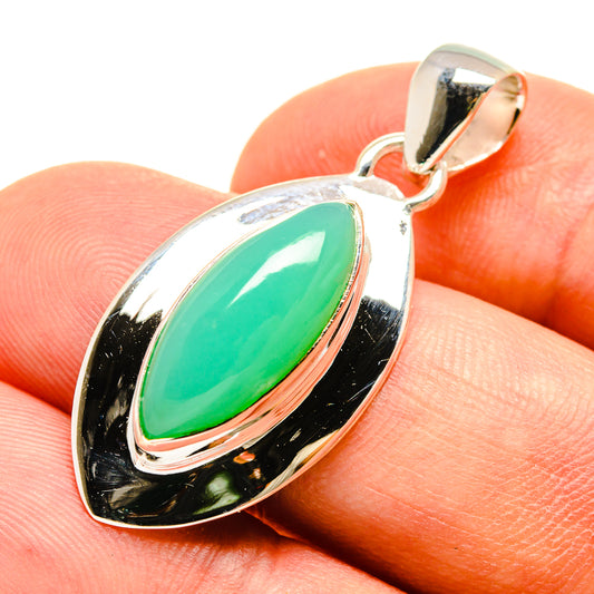 Chrysoprase Pendants handcrafted by Ana Silver Co - PD757293