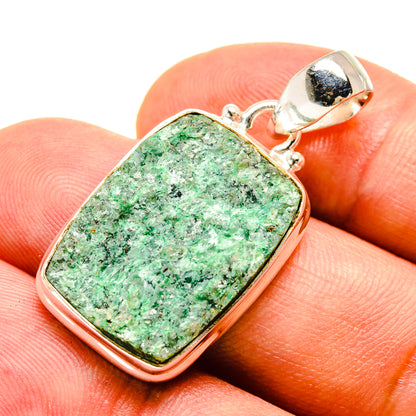 Green Fuchsite Pendants handcrafted by Ana Silver Co - PD757298