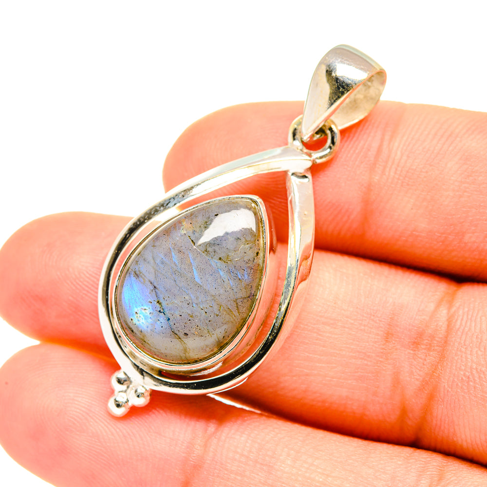 Labradorite Pendants handcrafted by Ana Silver Co - PD7573