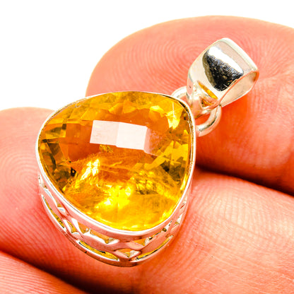 Citrine Pendants handcrafted by Ana Silver Co - PD757313