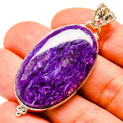 Charoite Pendants handcrafted by Ana Silver Co - PD757336