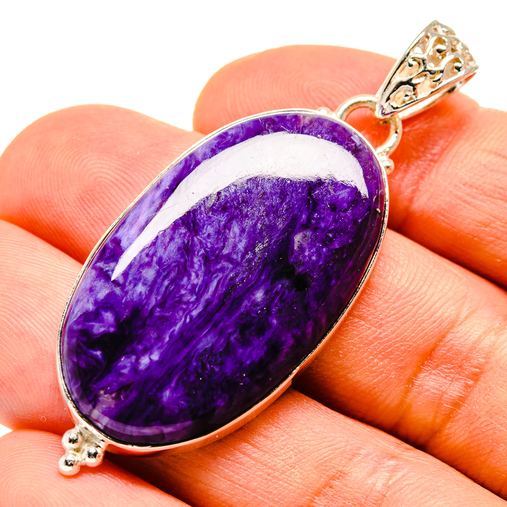 Charoite Pendants handcrafted by Ana Silver Co - PD757337