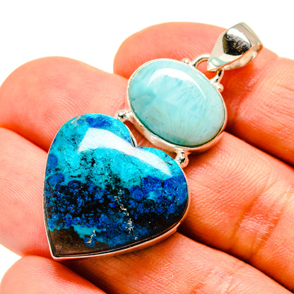 Shattuckite Pendants handcrafted by Ana Silver Co - PD757340