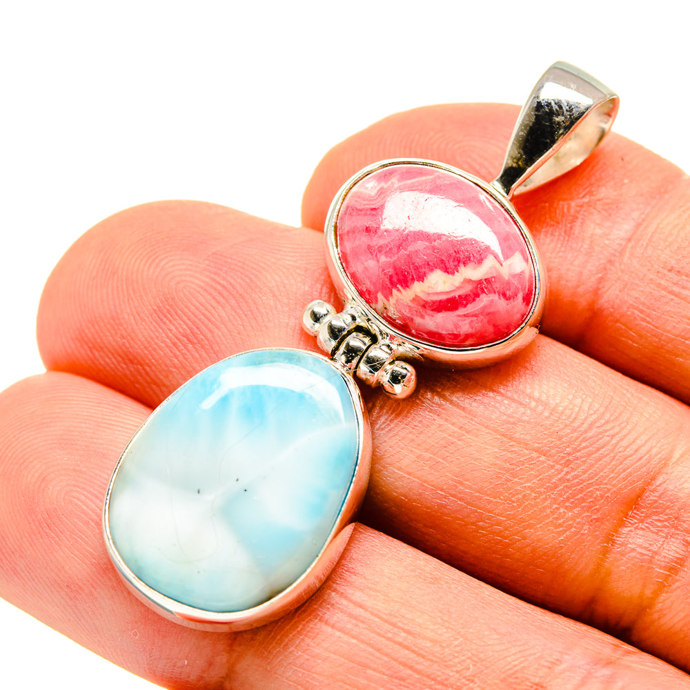 Larimar Pendants handcrafted by Ana Silver Co - PD757342